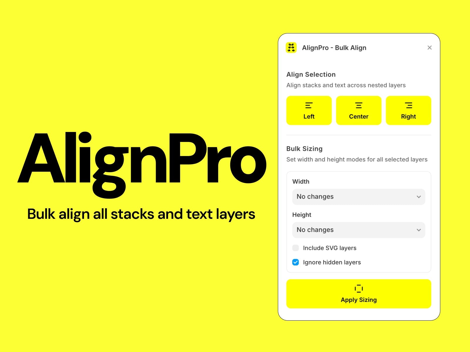 Align Pro - Bulk Align