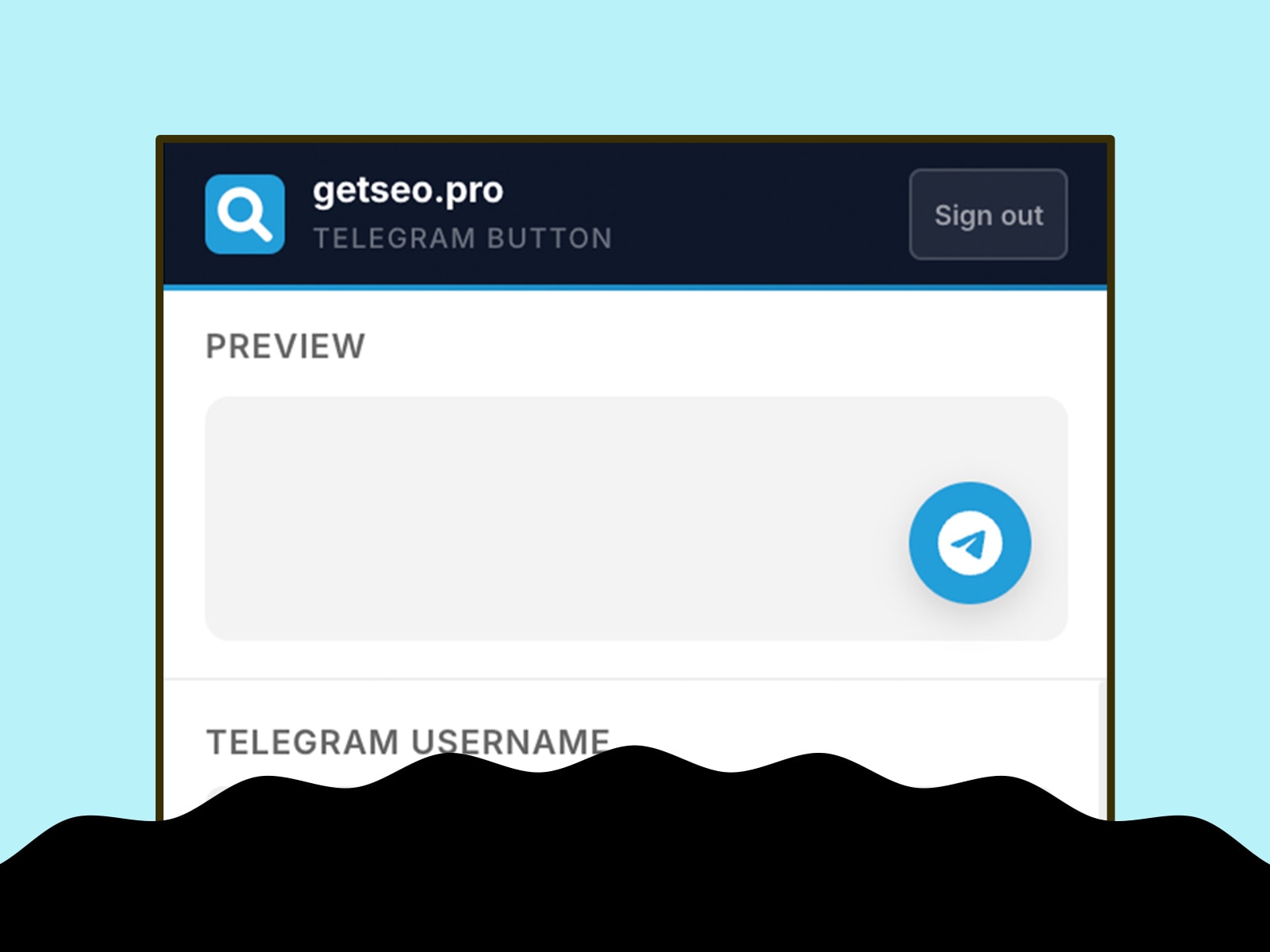Telegram Chat Button by getseo.pro