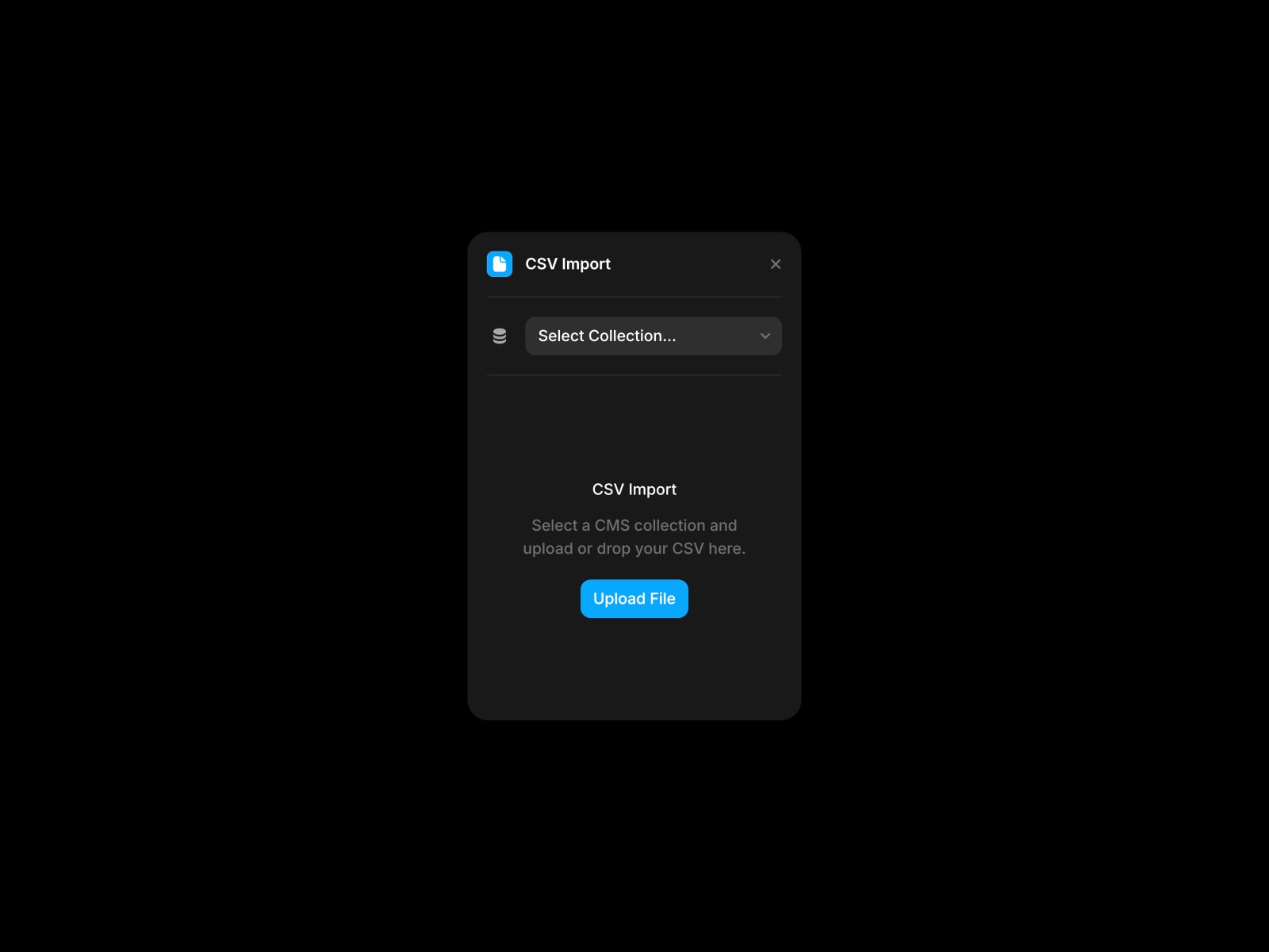 CSV Import