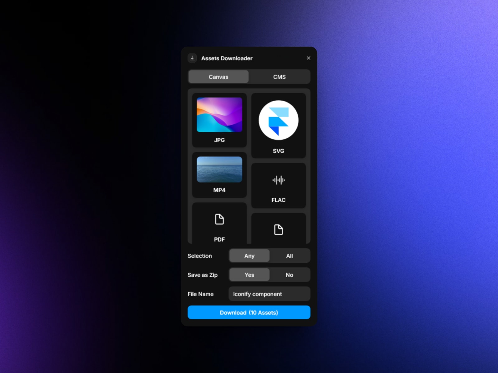 Assets Downloader