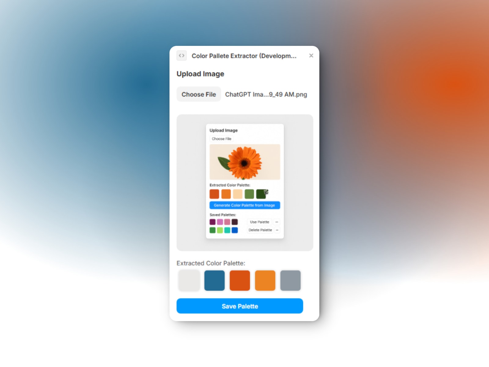 Color Pallete Extractor