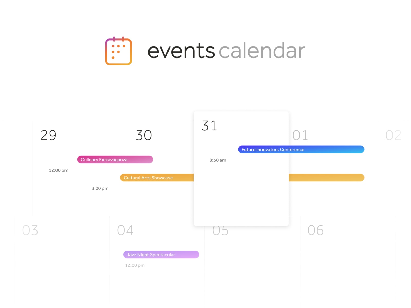 Events Calendar
