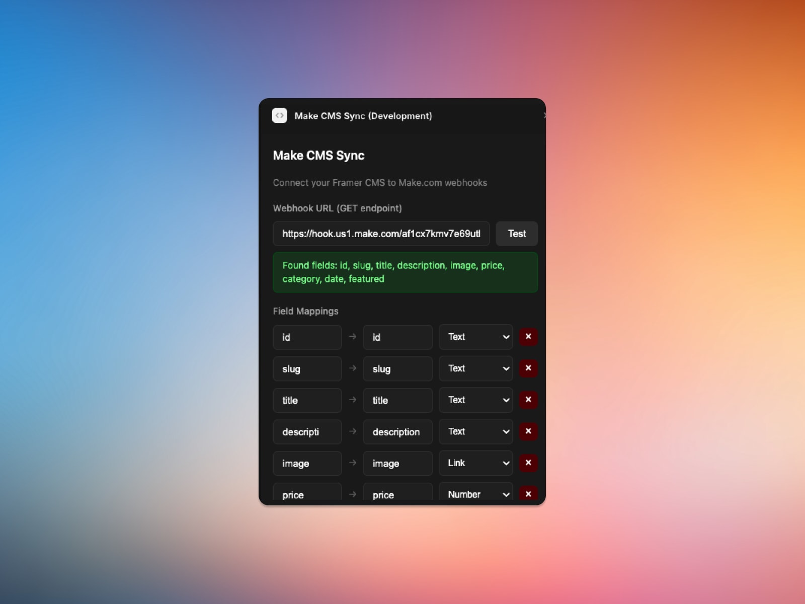 Make CMS Sync