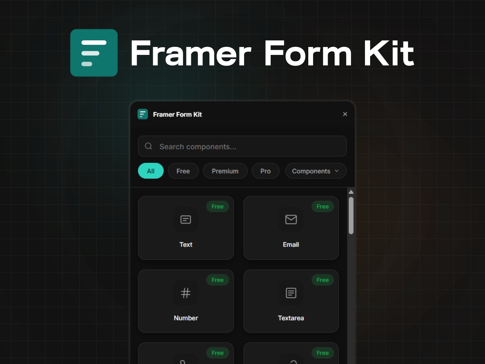 Framer Form Kit
