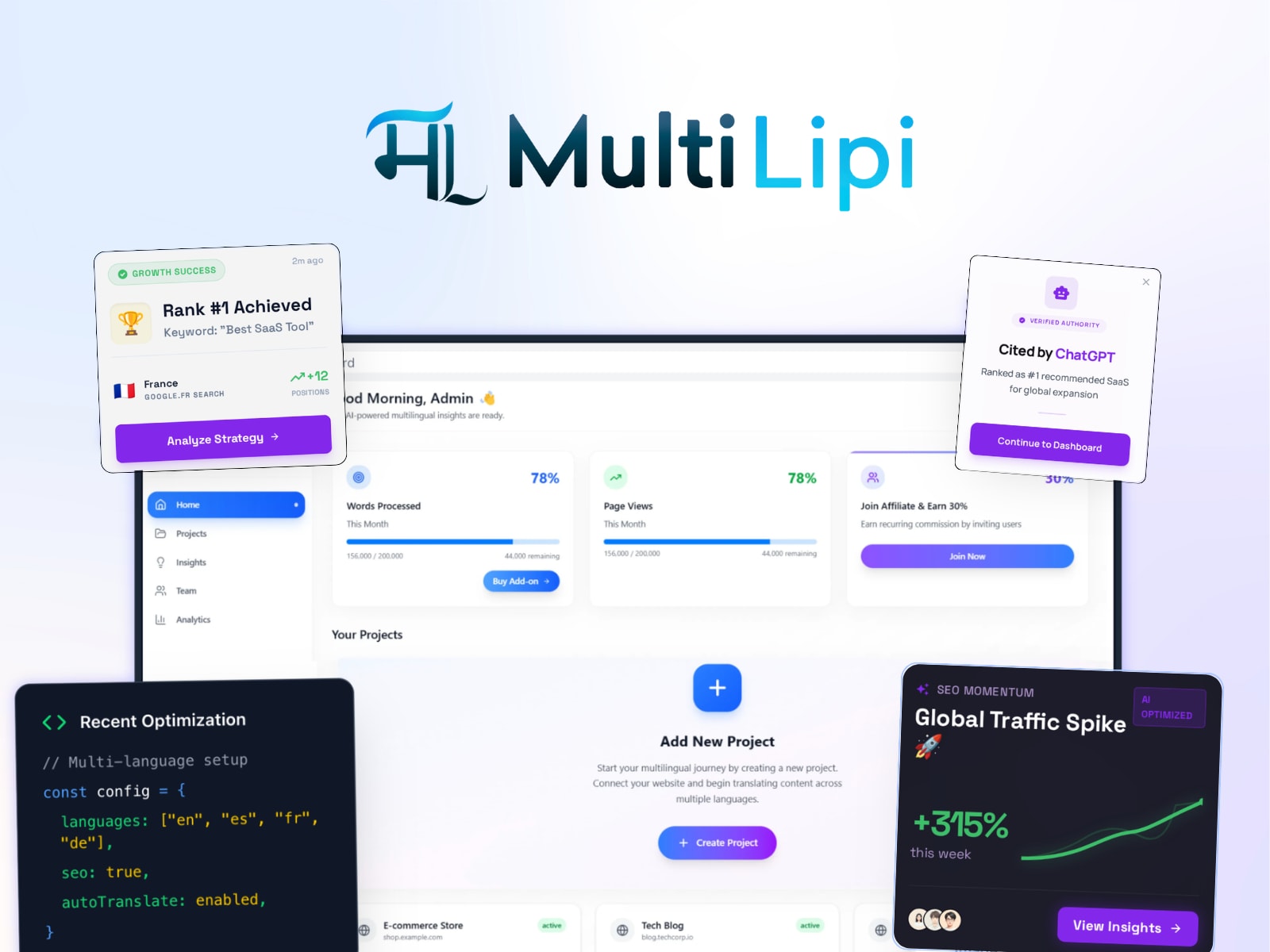 MultiLipi: AI Translate & Rank