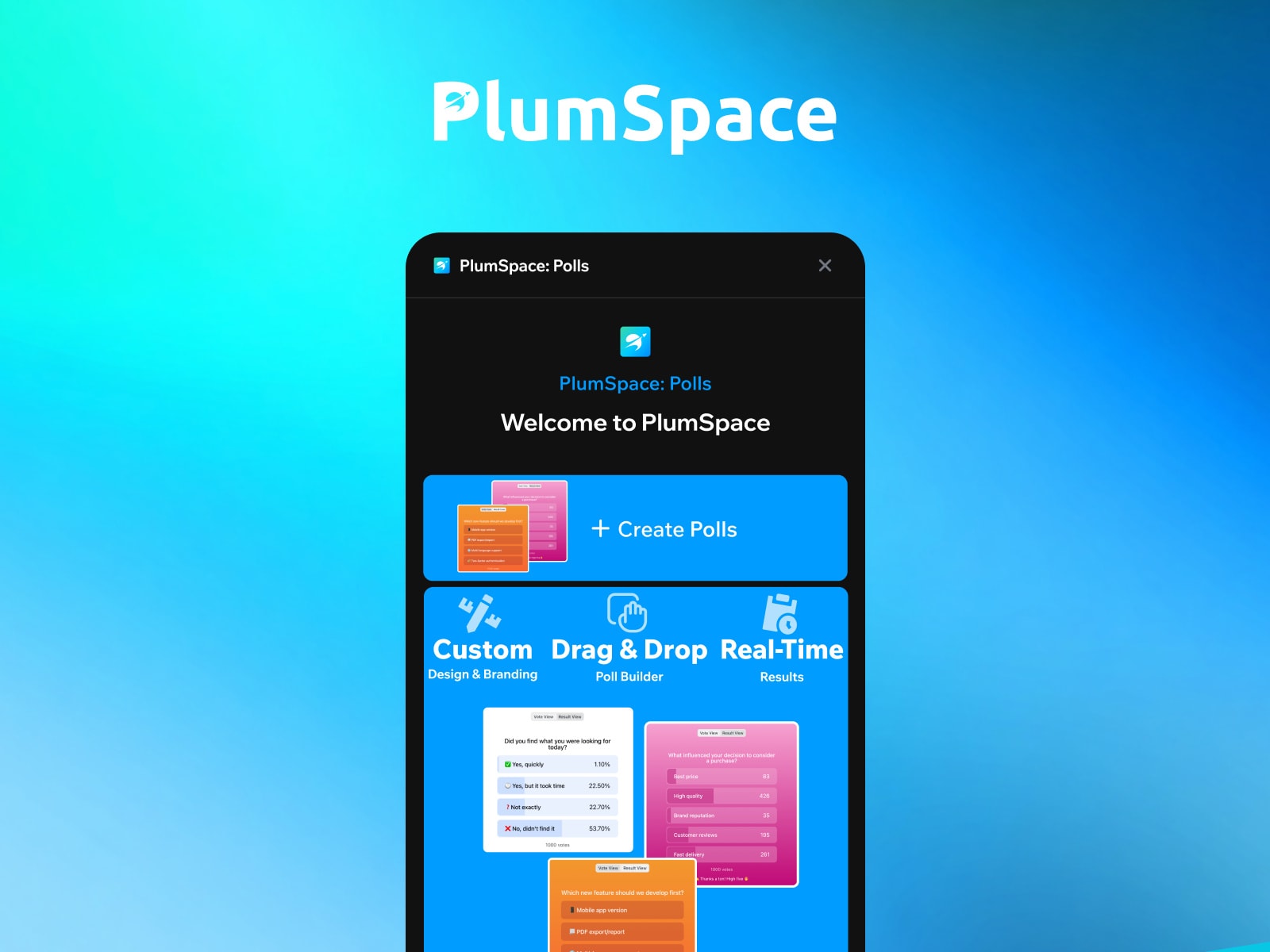 PlumSpace: Polls