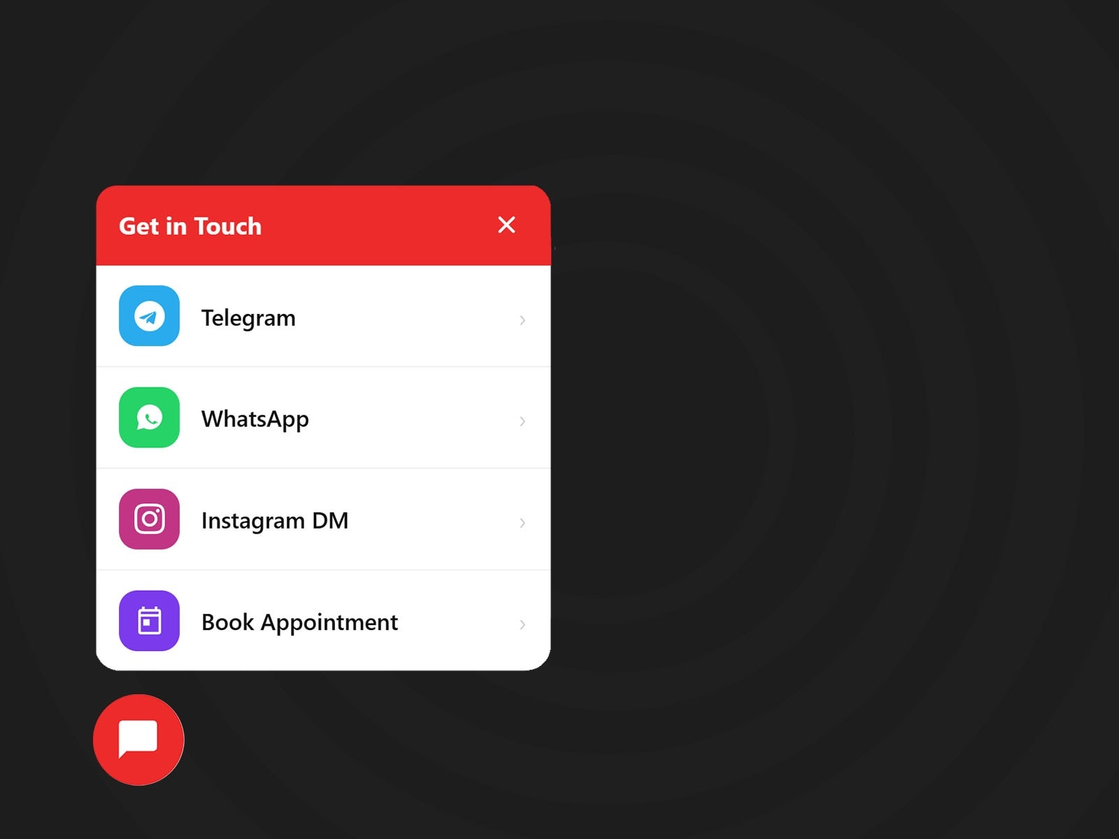 All-in-One Contact Button