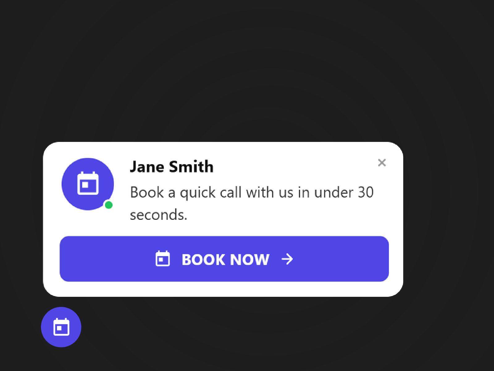 Appointment Booking Button
