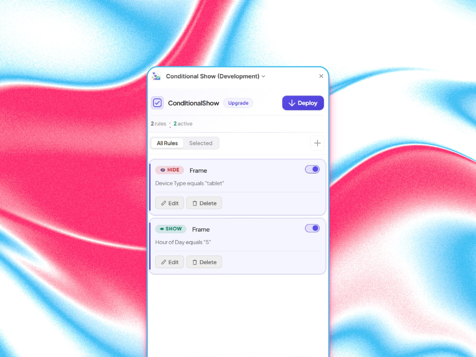 Conditional Show