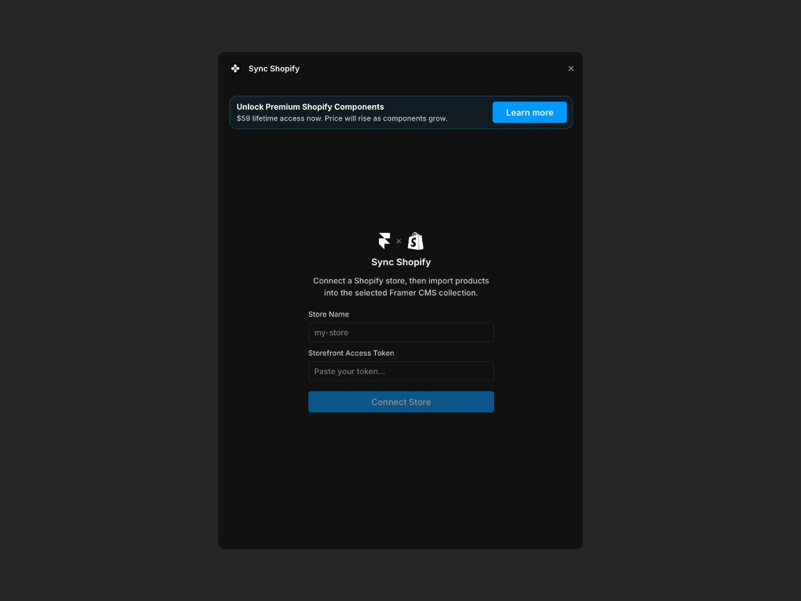 Sync Shopify