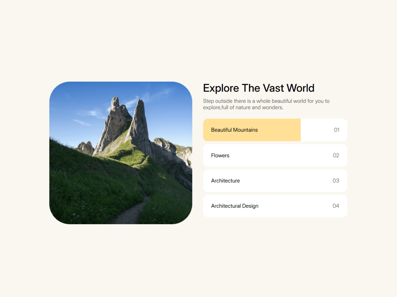 Interactive Feature