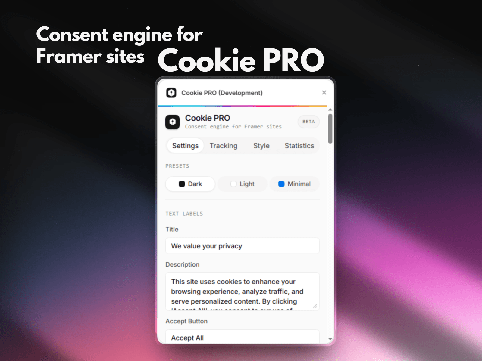 Cookie PRO