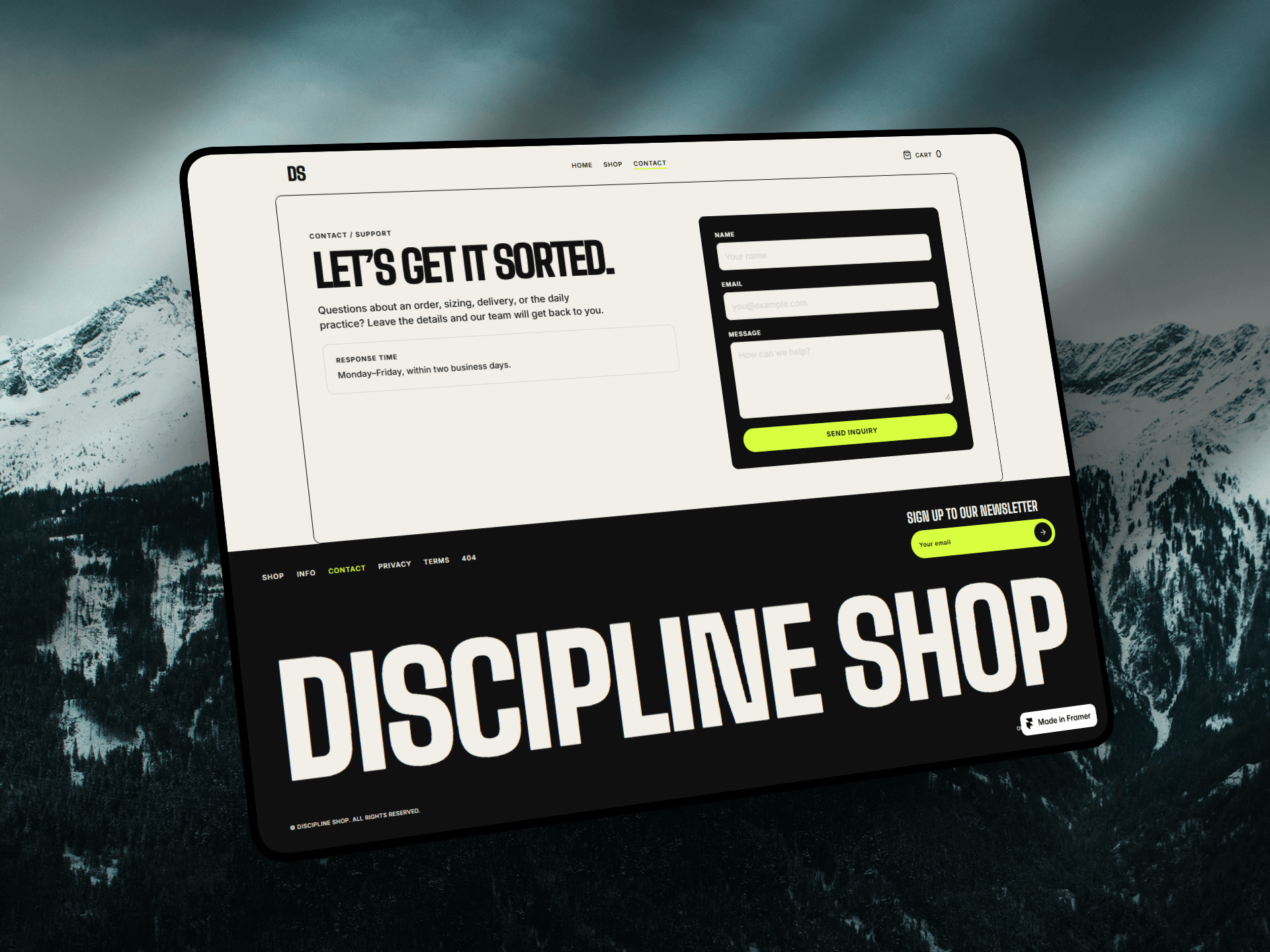 Discipline