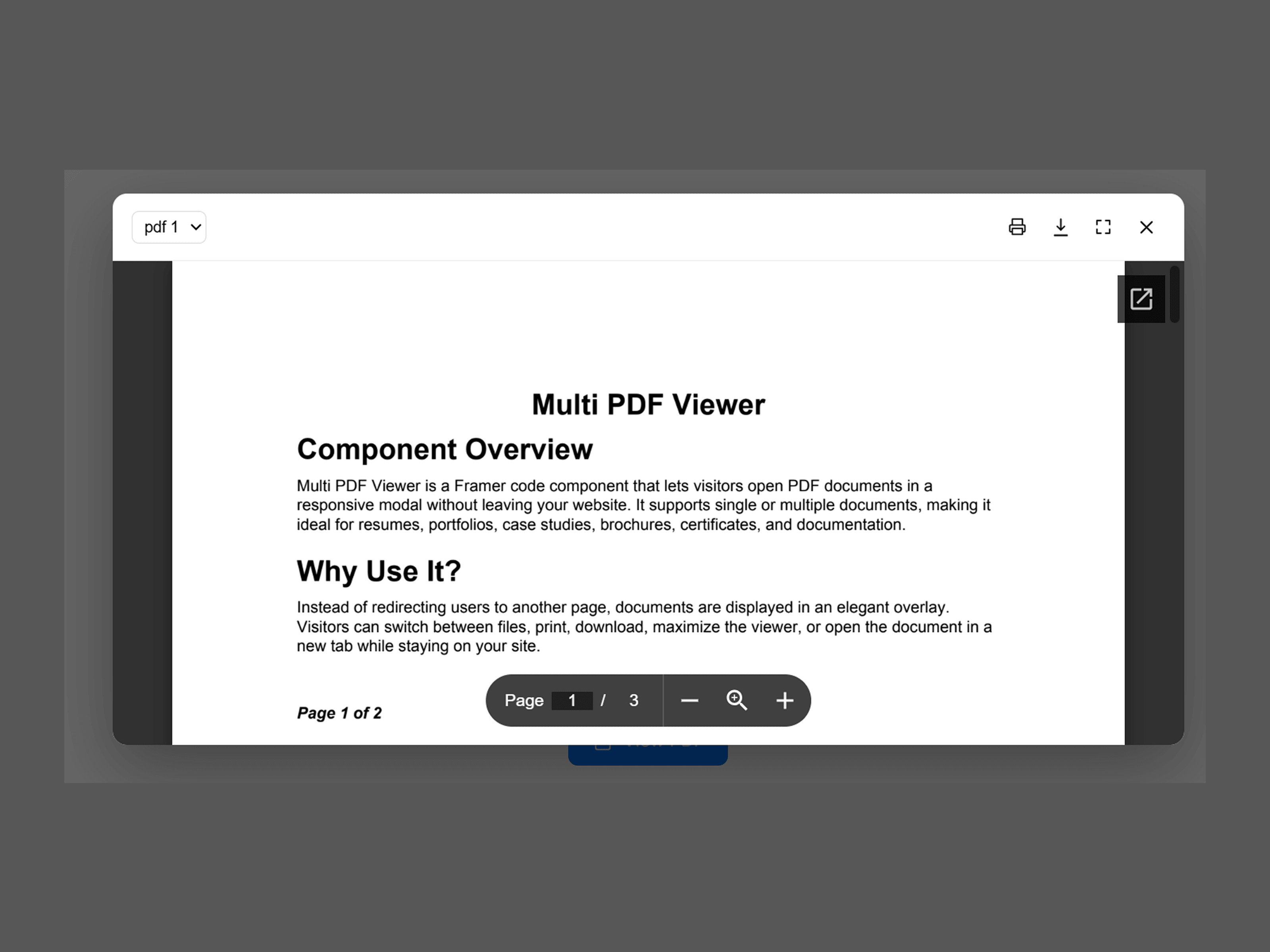 Multi PDF Viewer