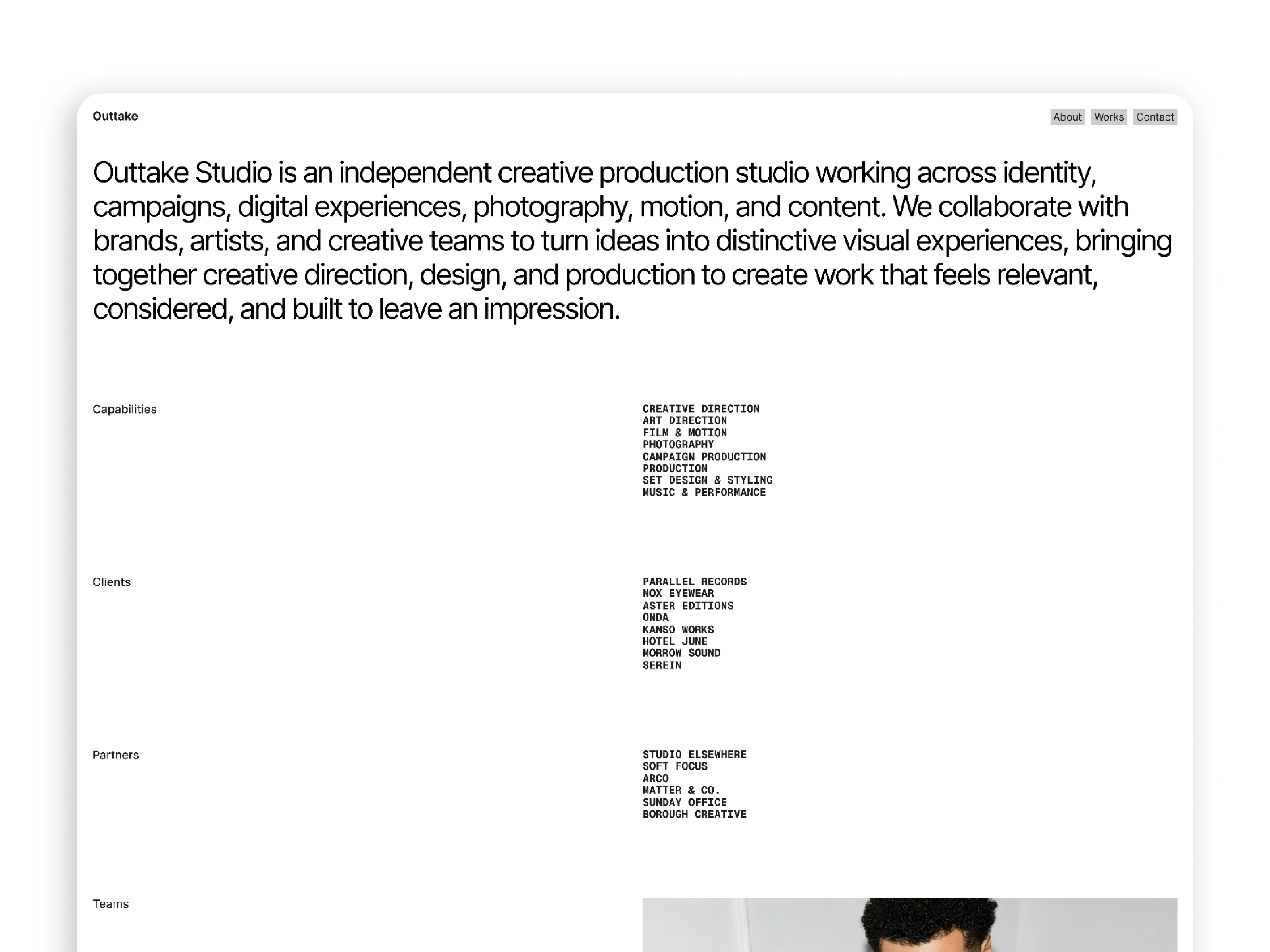 Outtake Studio