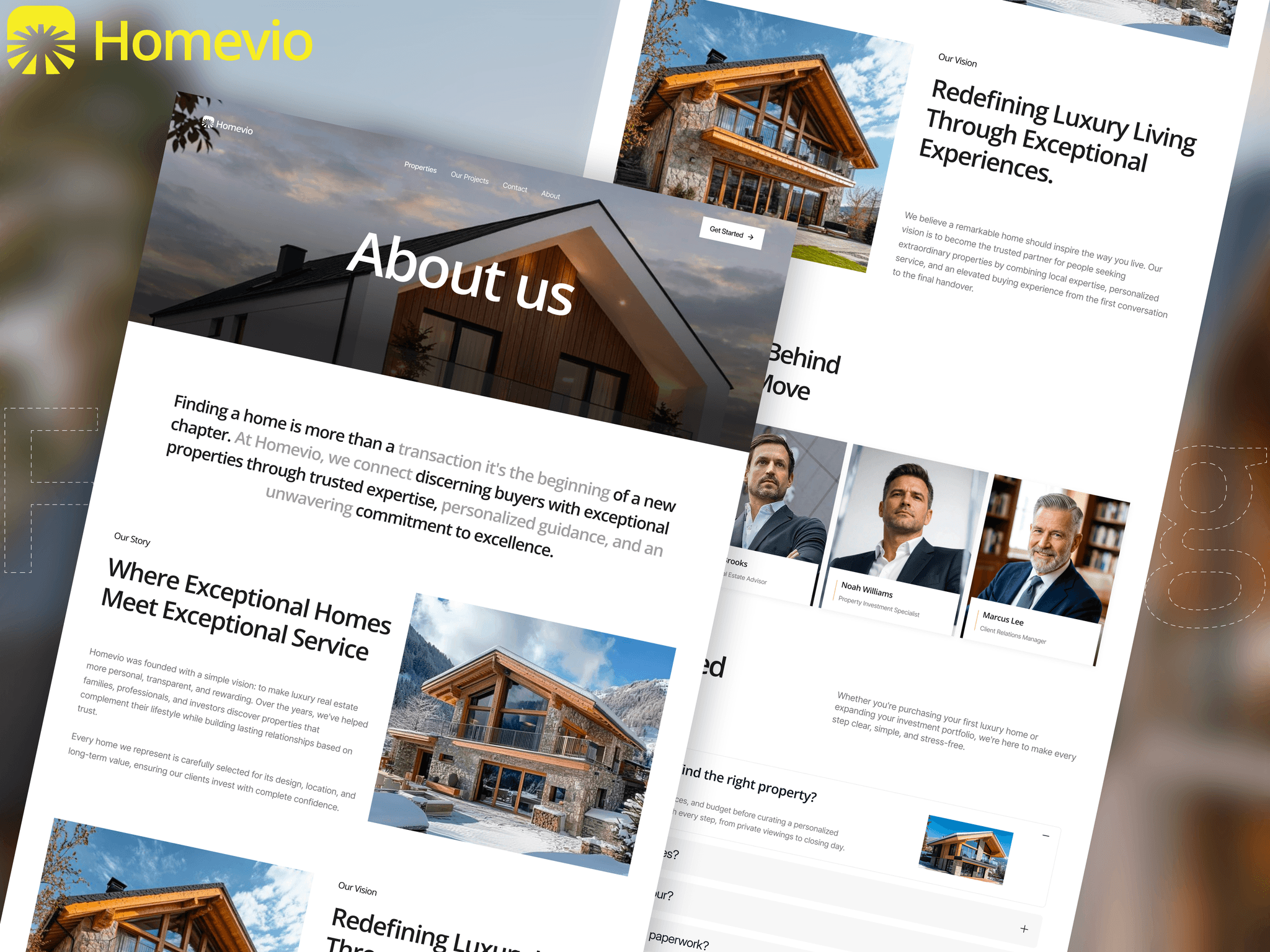 Homevio Website