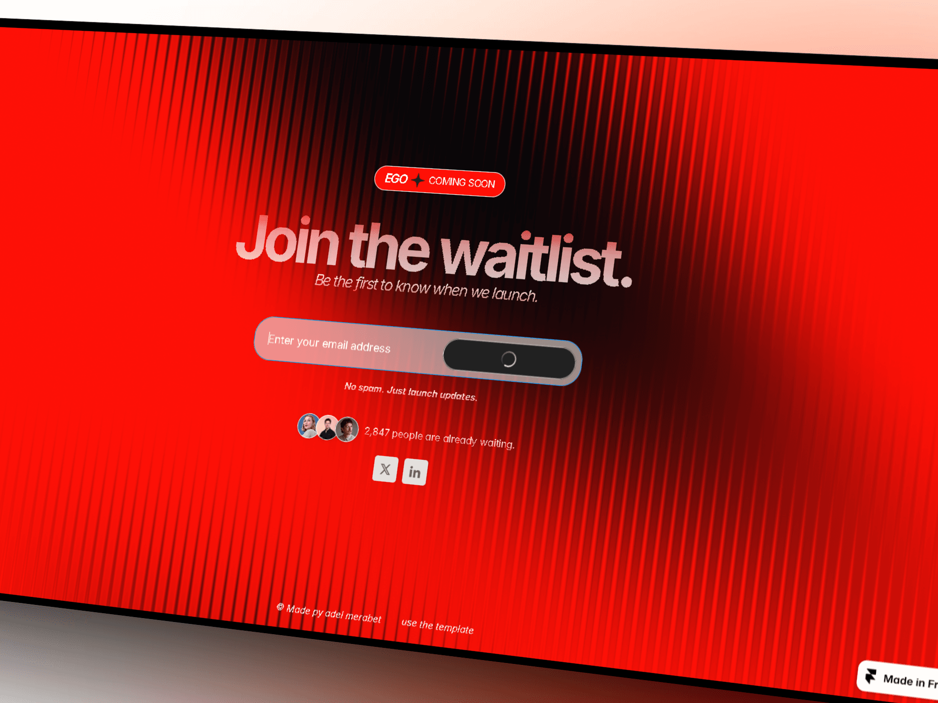 EGO — Waitlist
