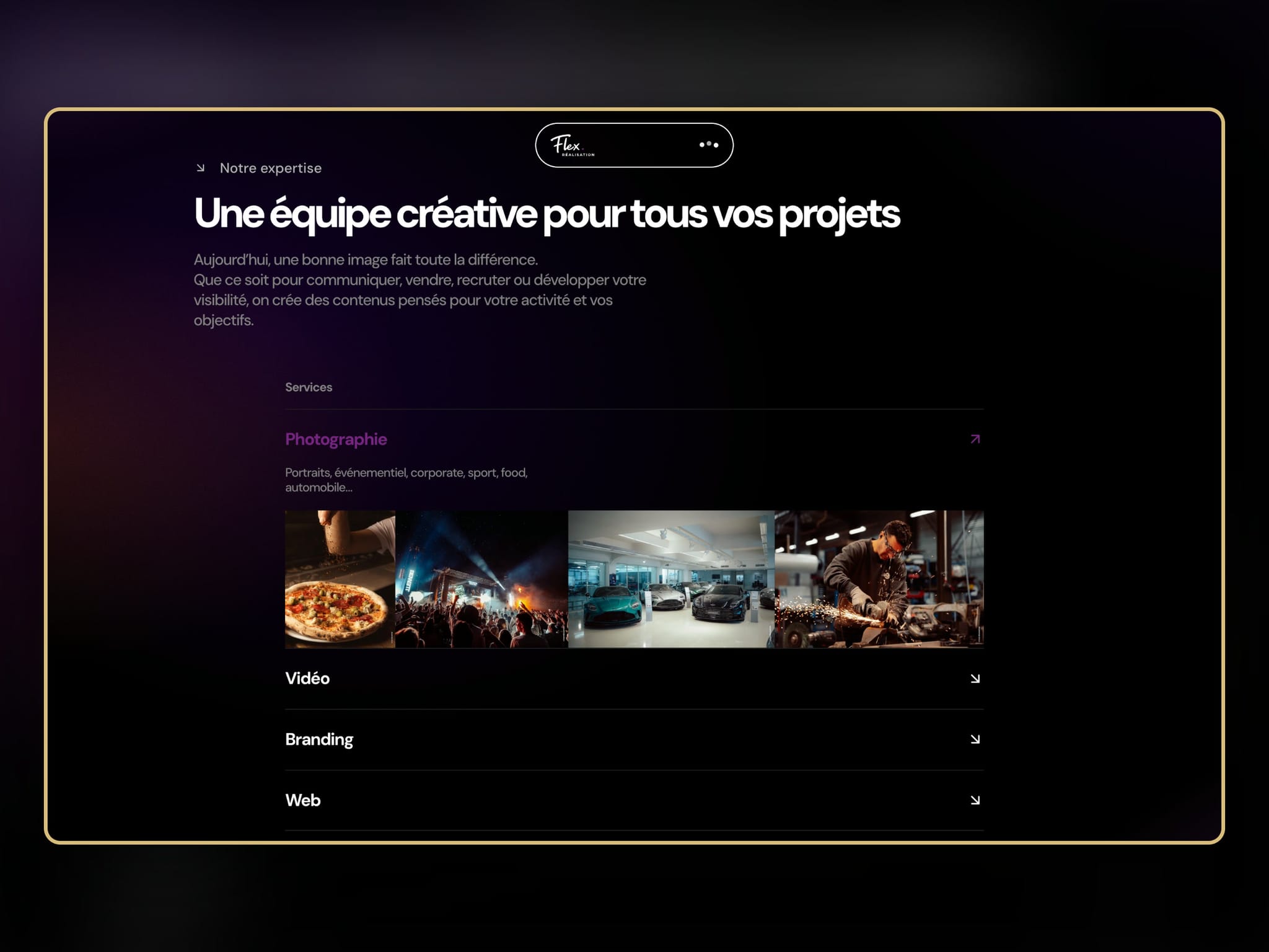 Flex Réalisation