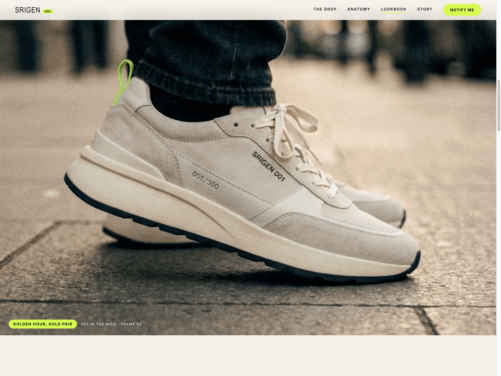SRIGEN Shoe Release