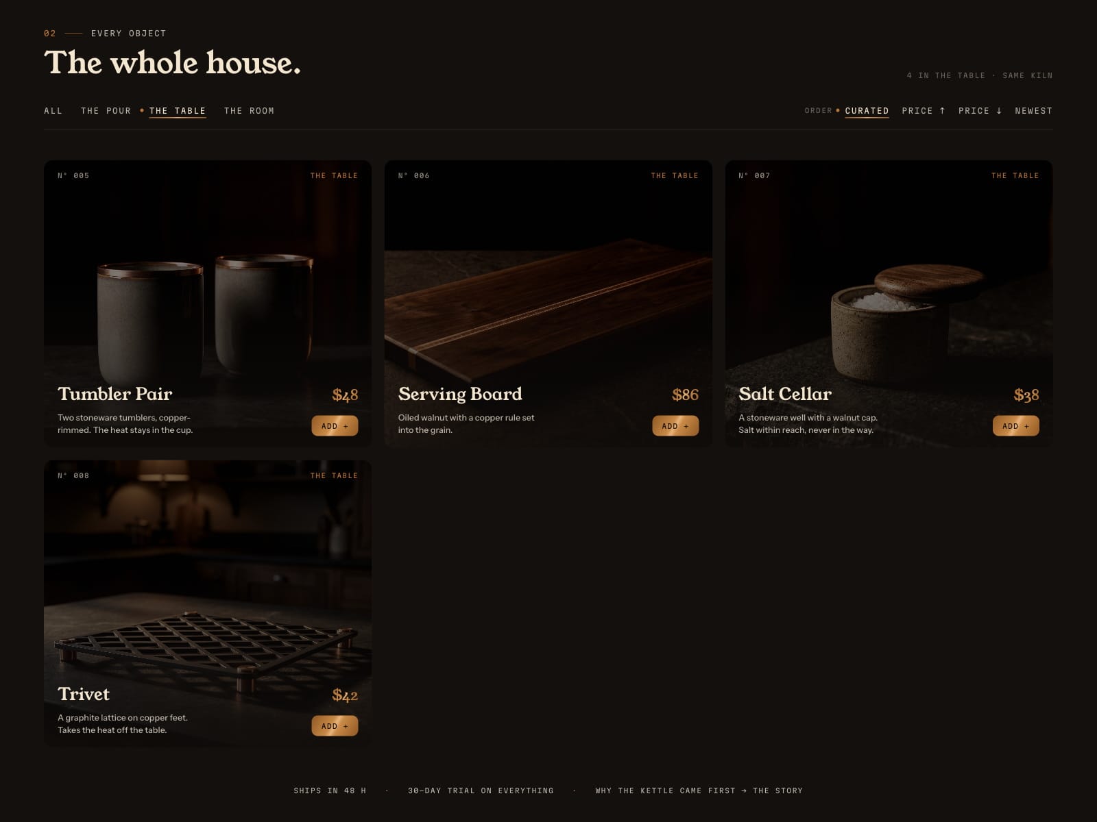 PLINTH Online Shop