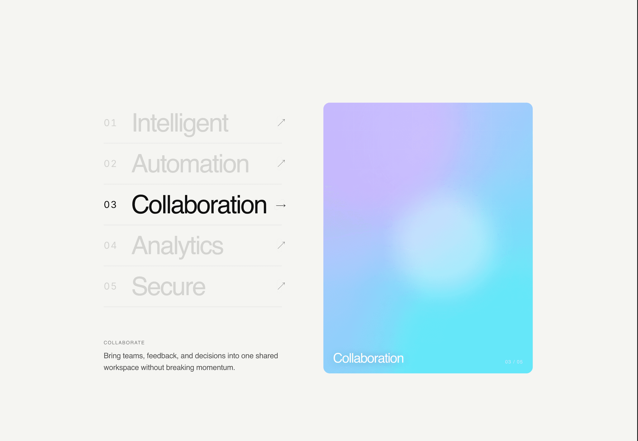 Feature Interactive