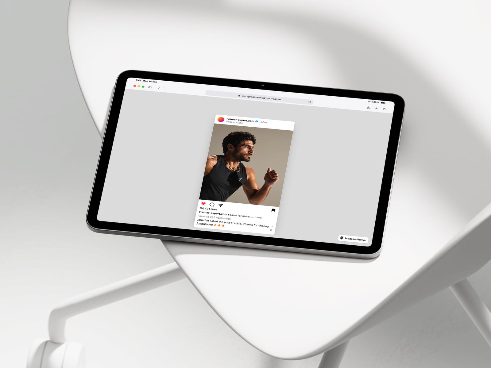 Instagram Video Card