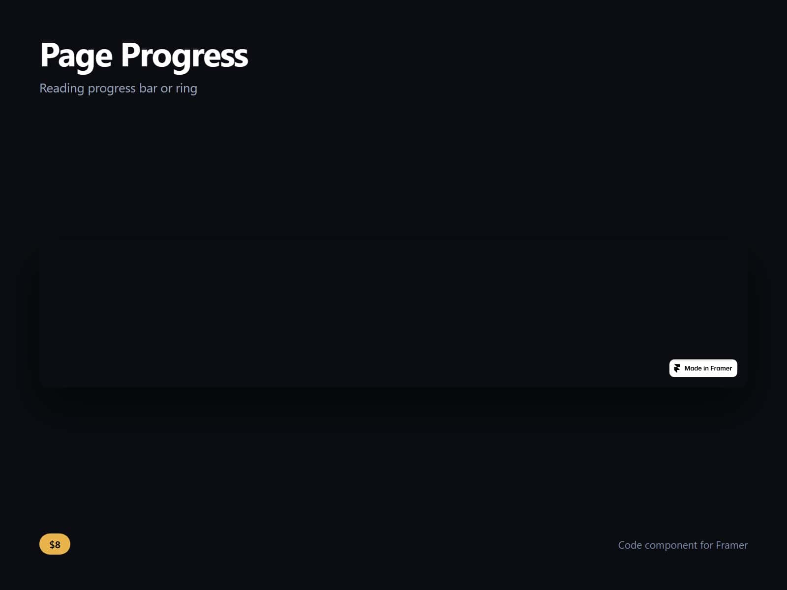 Page Progress
