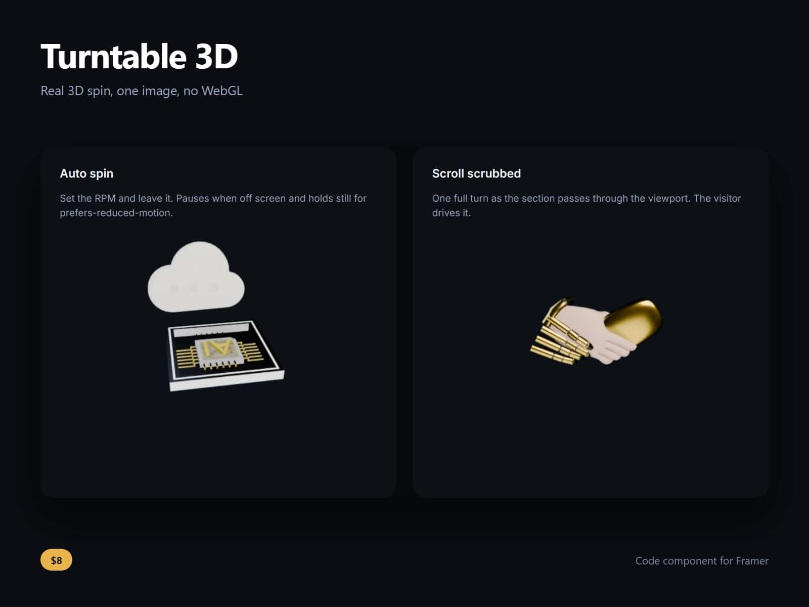 Turntable 3D