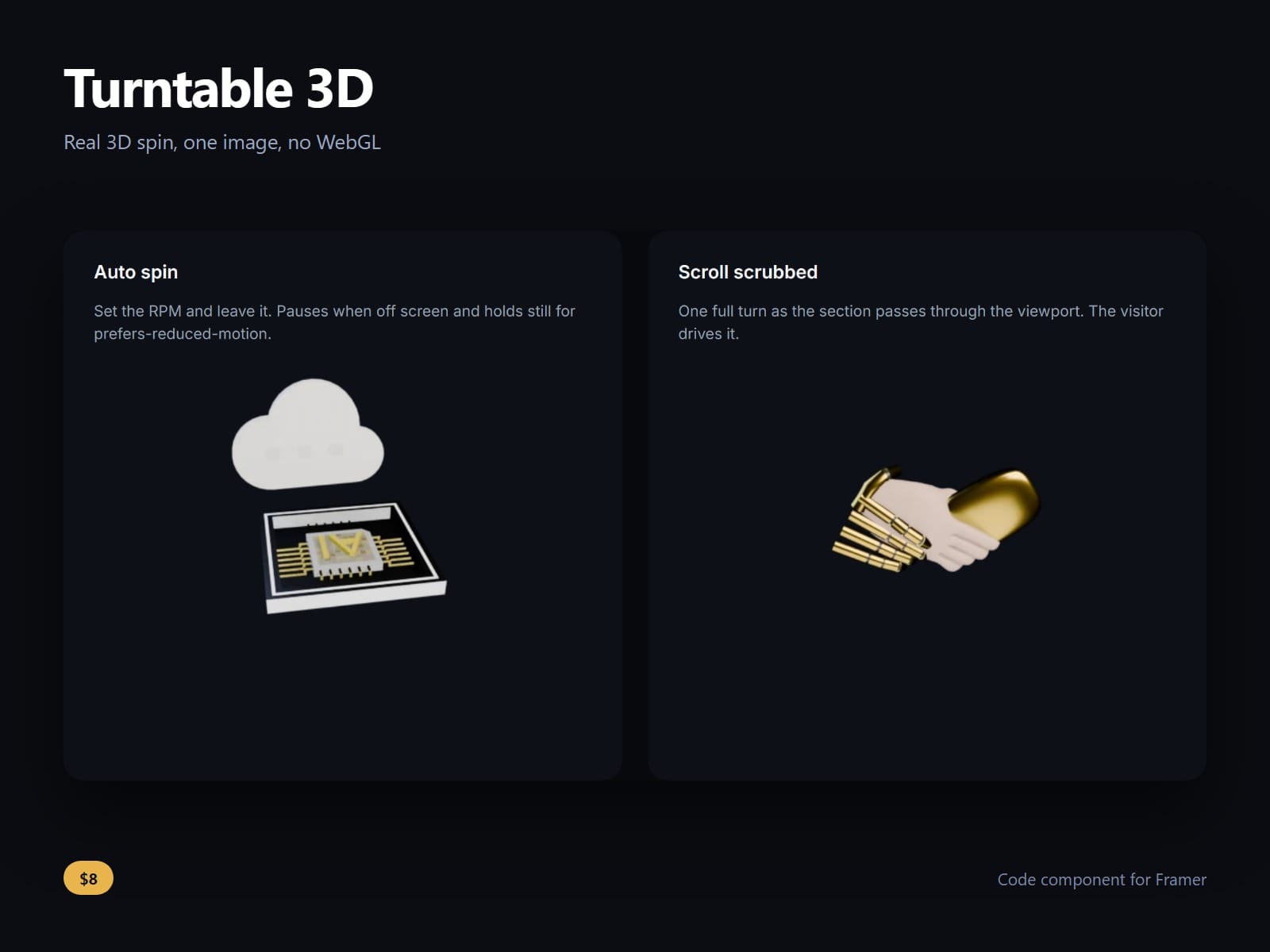 Turntable 3D