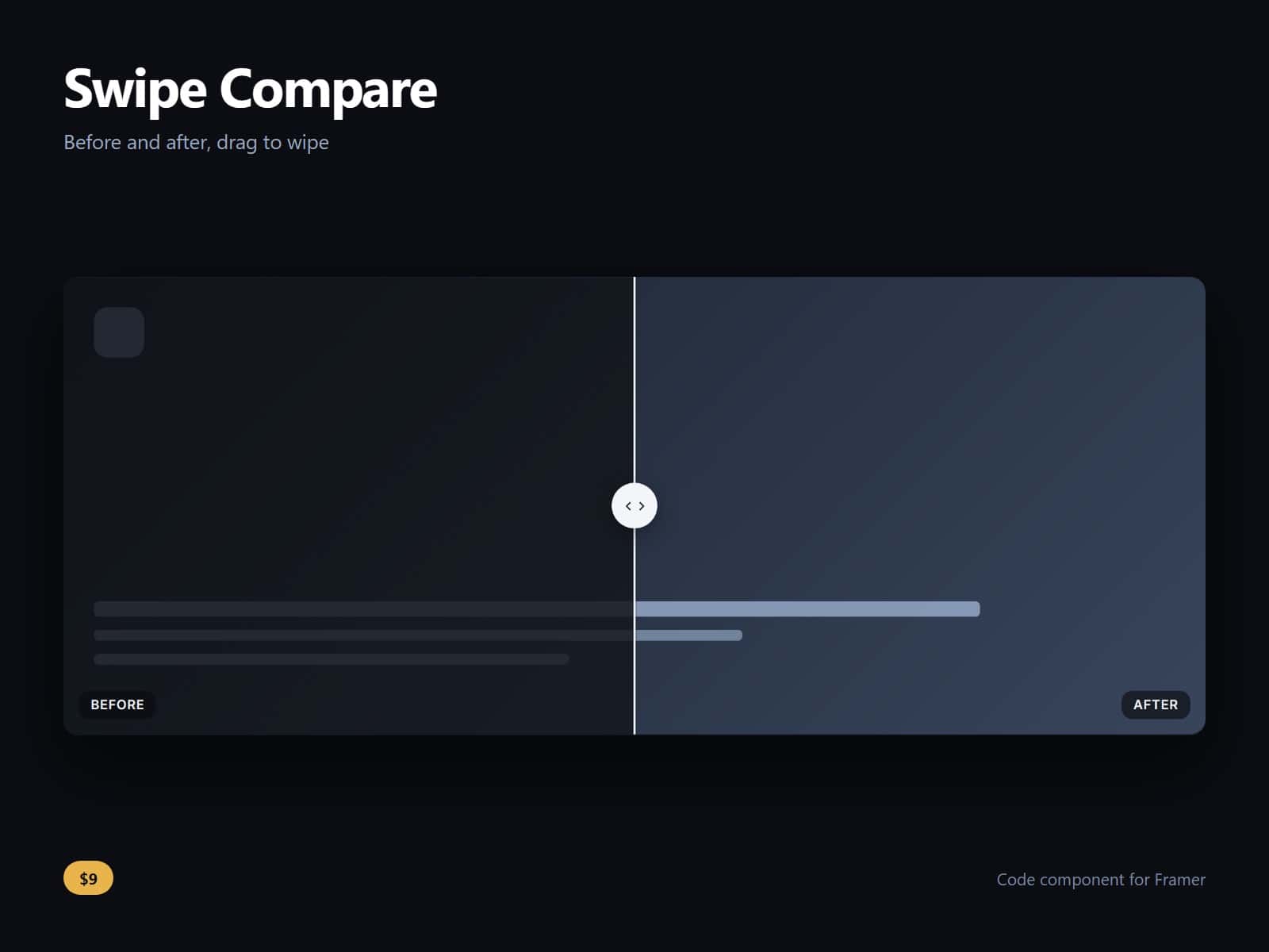 Swipe Compare