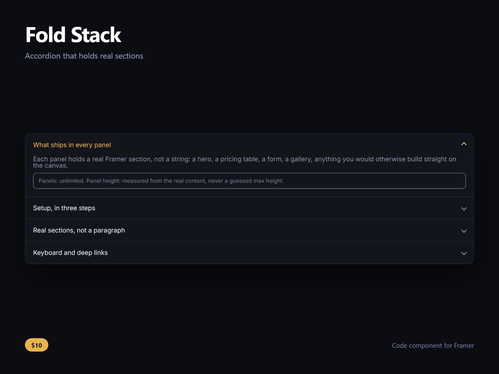 Fold Stack