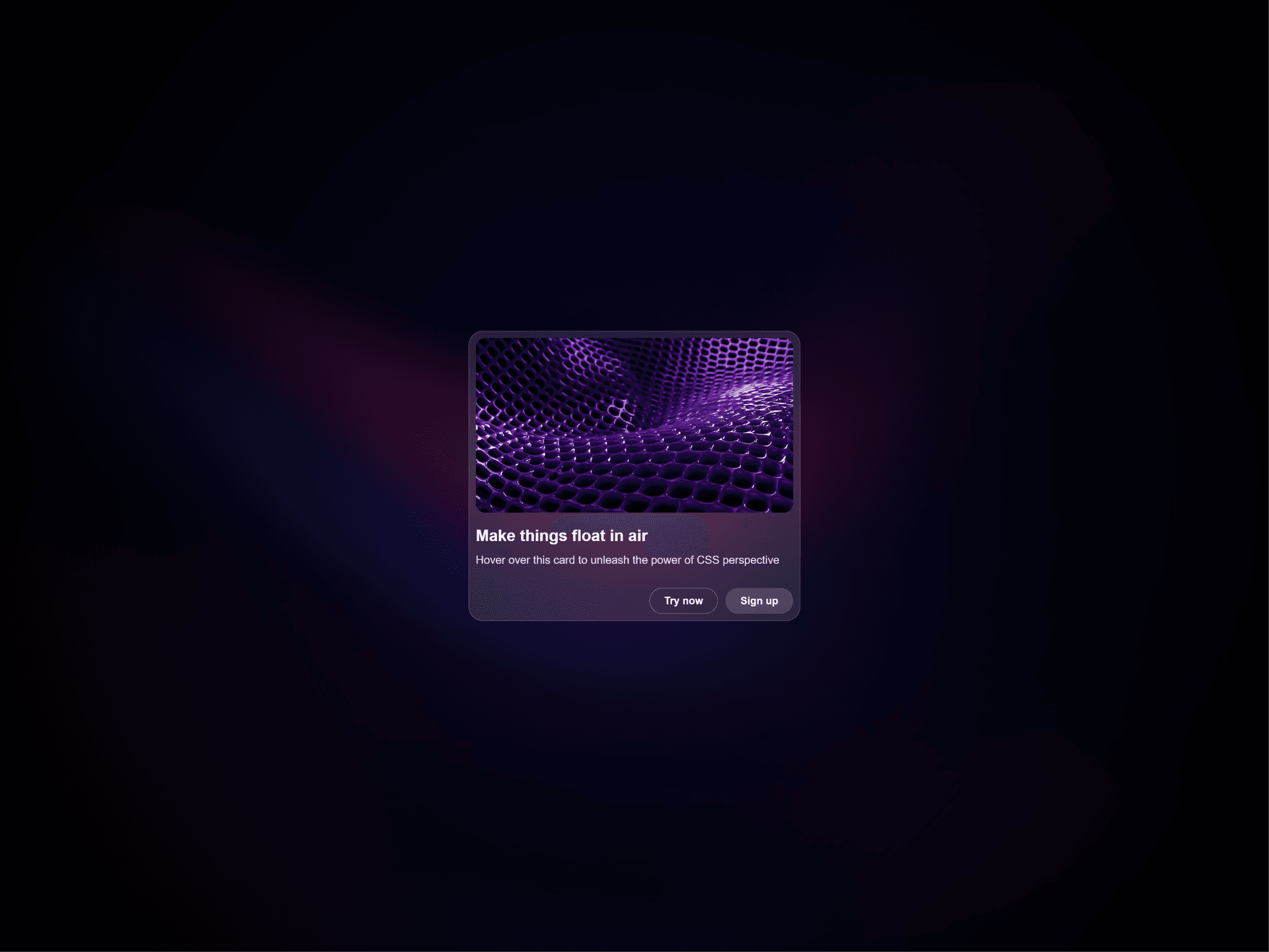 Real 3D Layered card