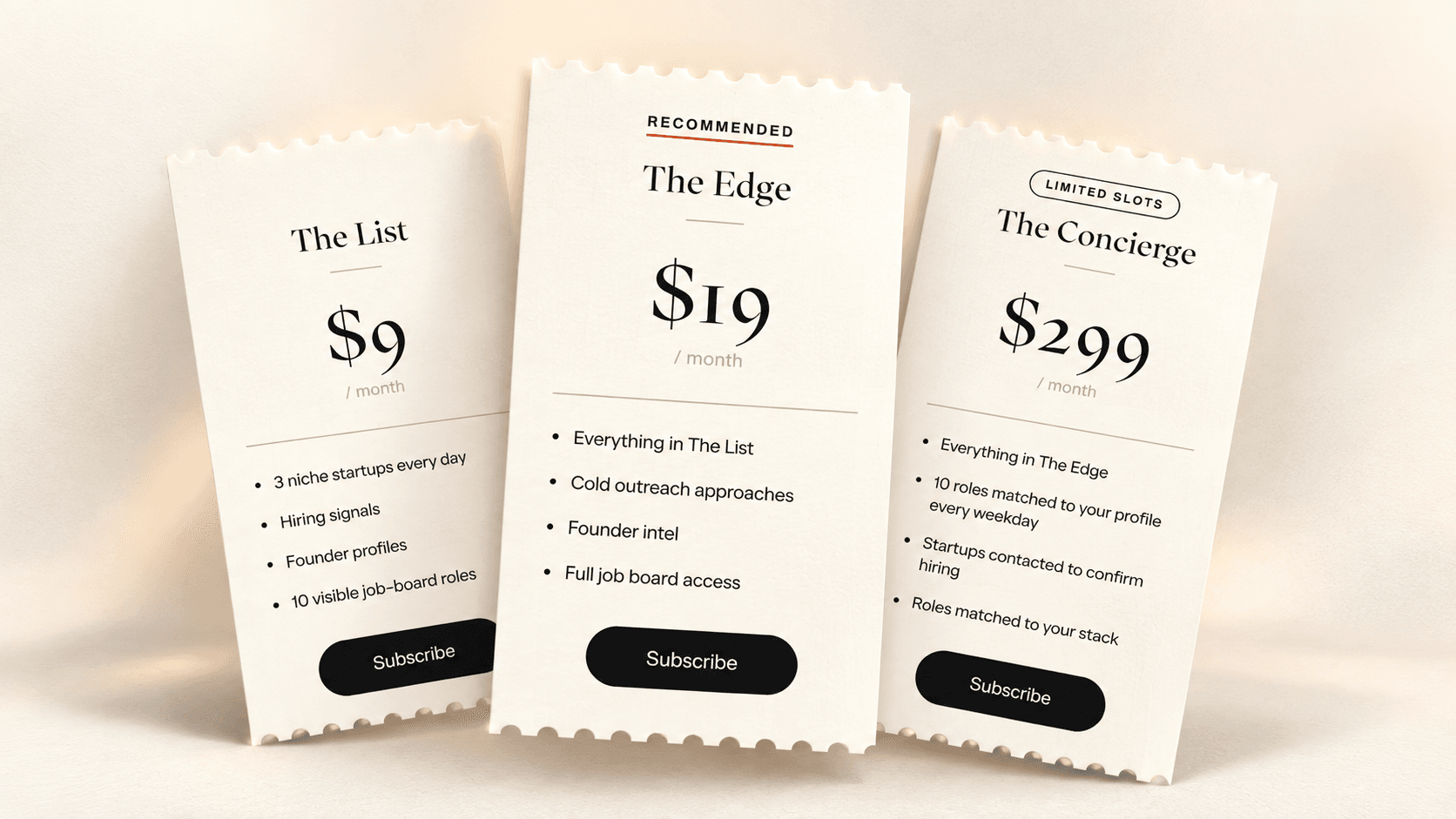 PricingTicket