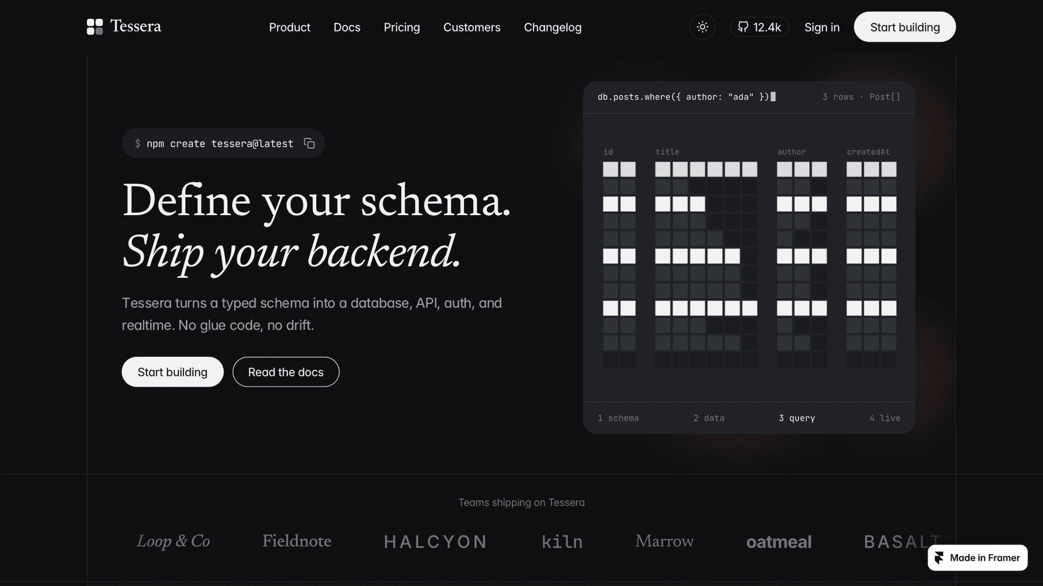 Tessera Dev