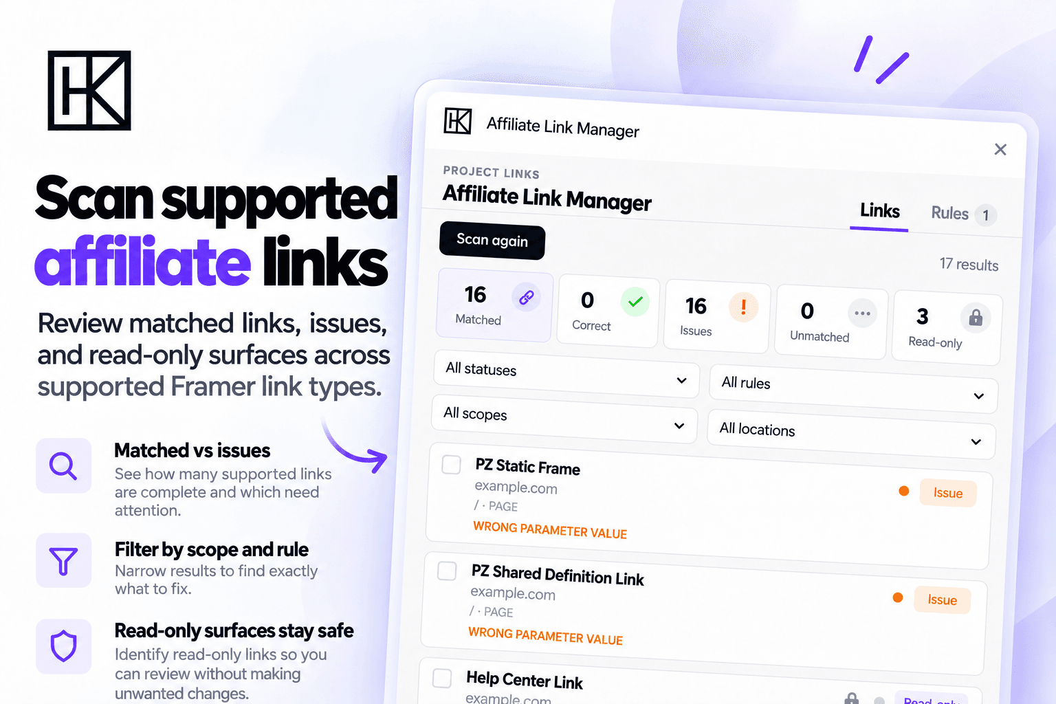 Affiliate Link Manager