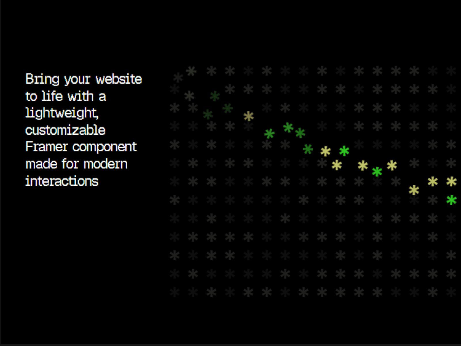 Touch Hover Grid