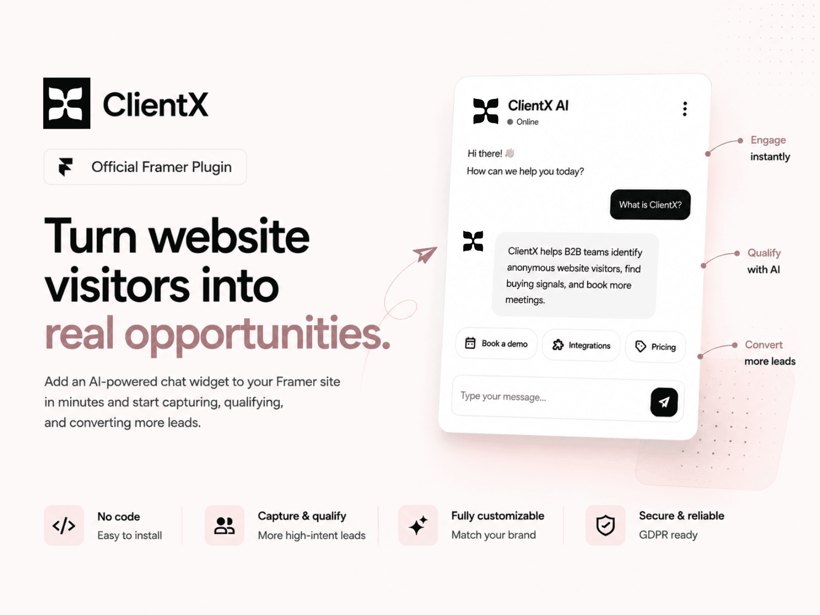 ClientX AI Sales Agent