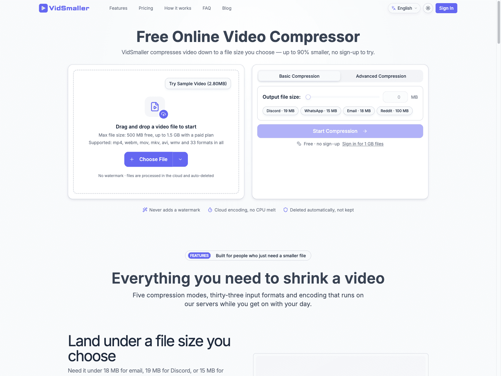 VidSmaller