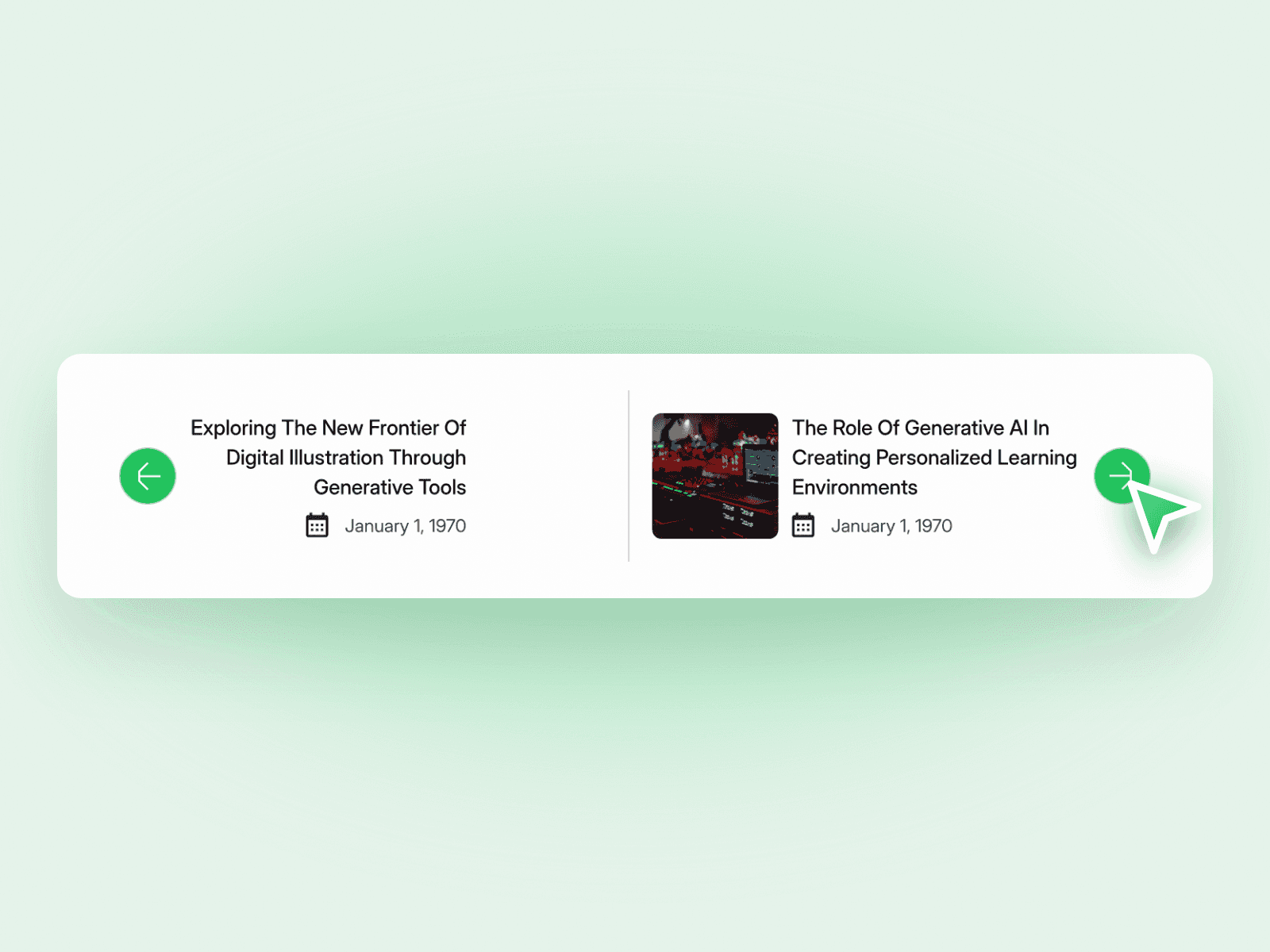 Dual Article Slider