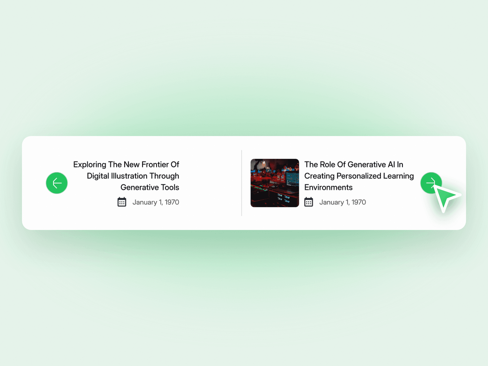Dual Article Slider