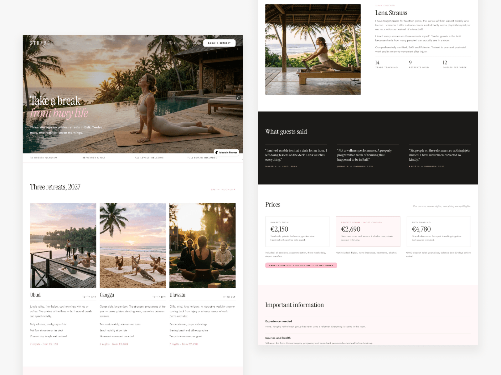 Strauss template