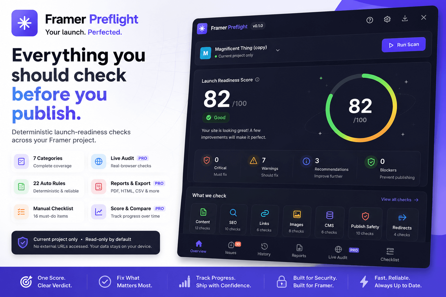 Framer Preflight
