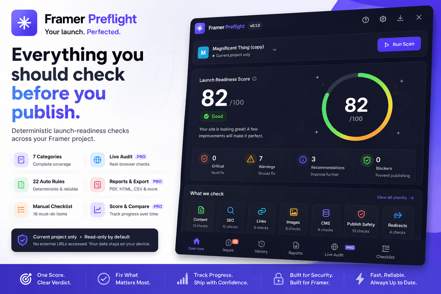 Framer Preflight