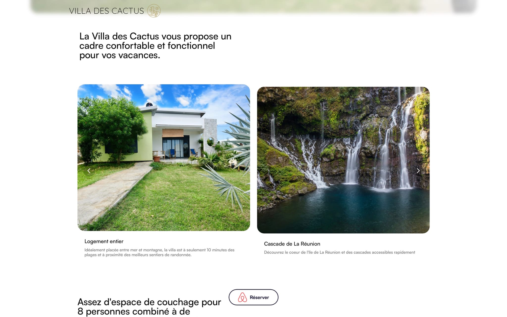 Villa des cactus