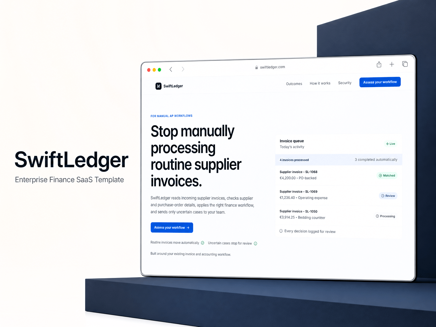 SwiftLedger Finance