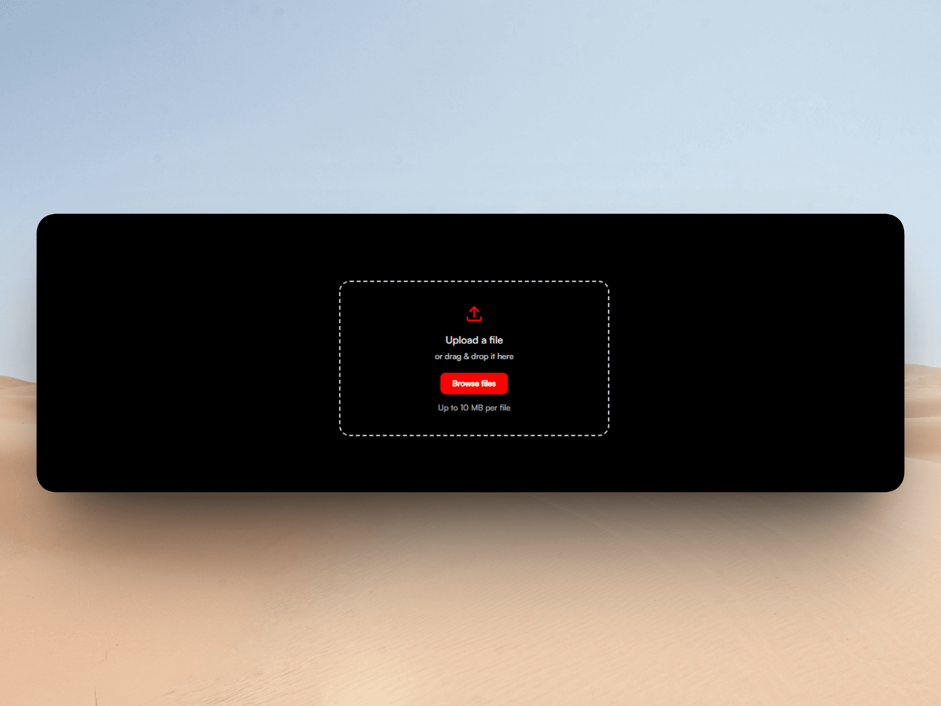 File Upload Box