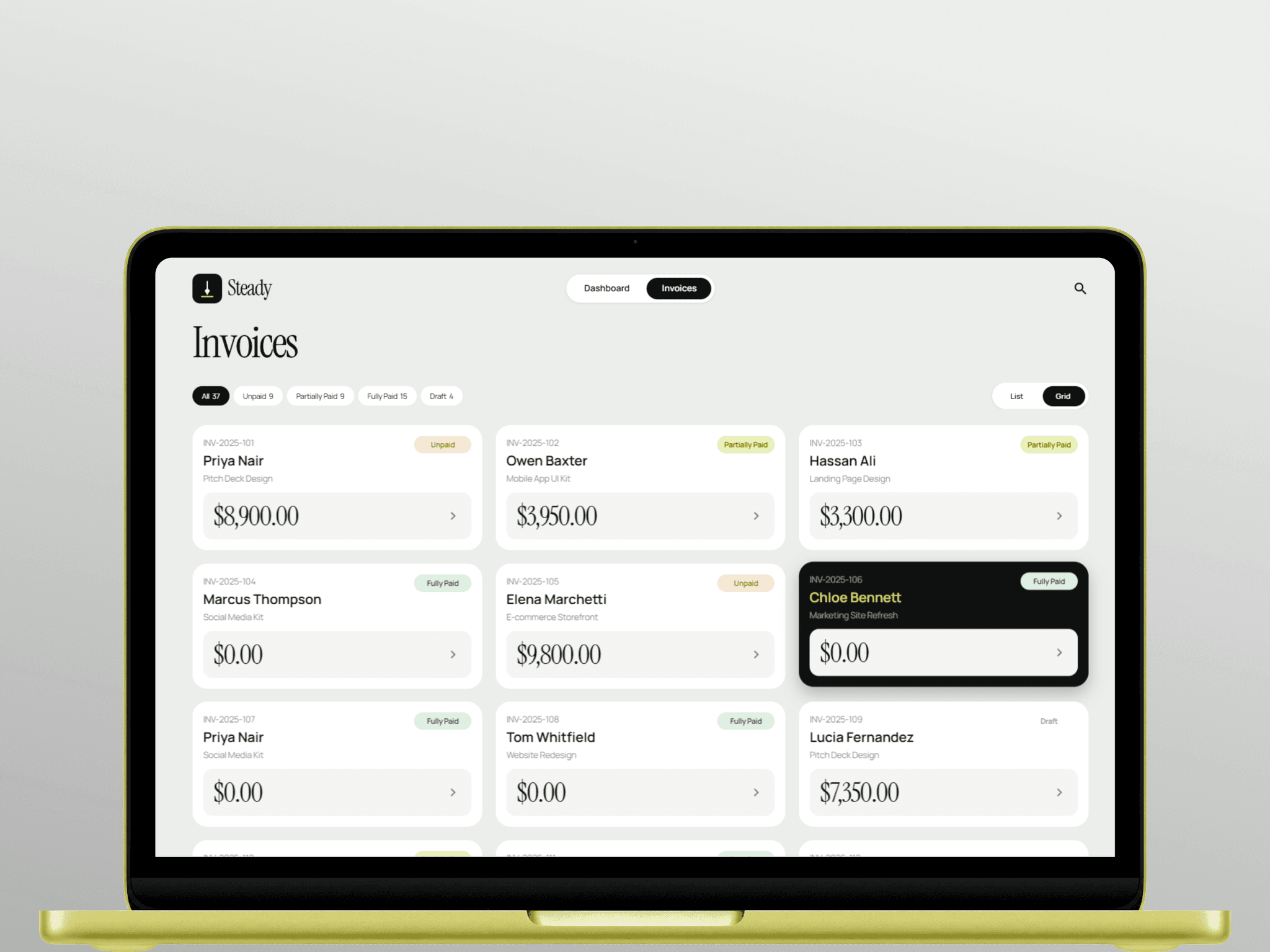 Steady Invoicing
