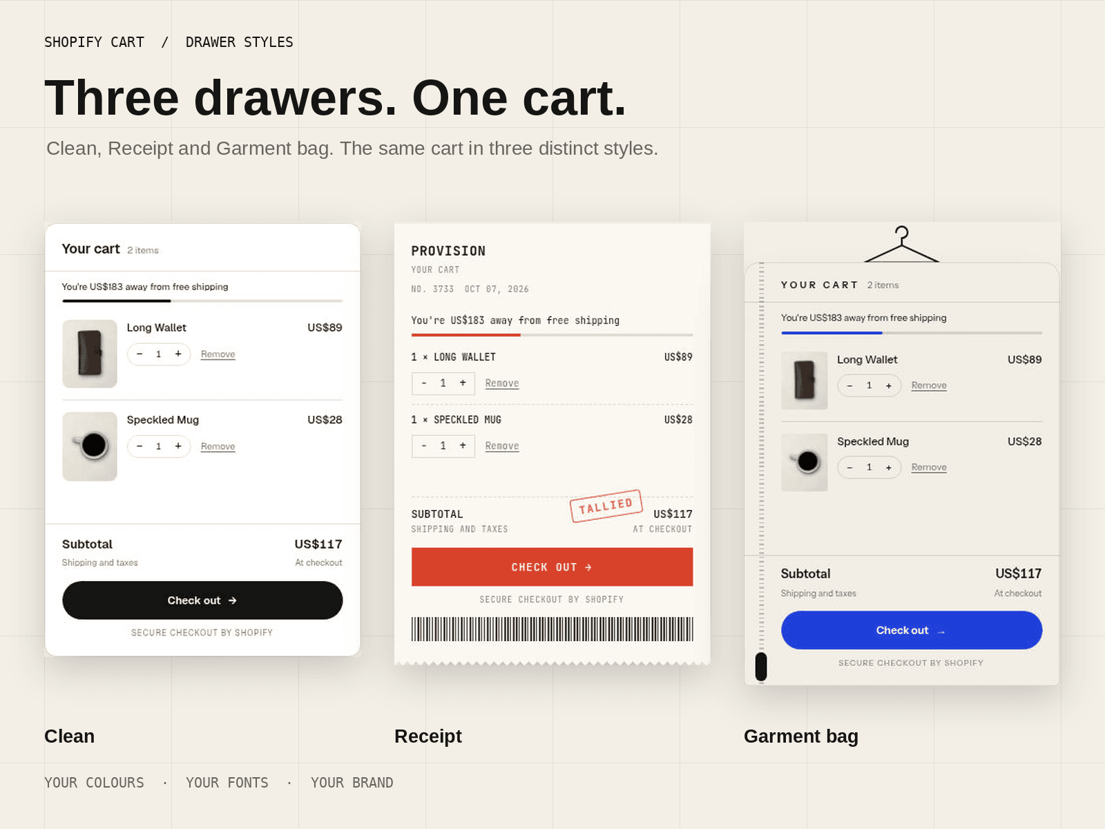 Shopify Cart