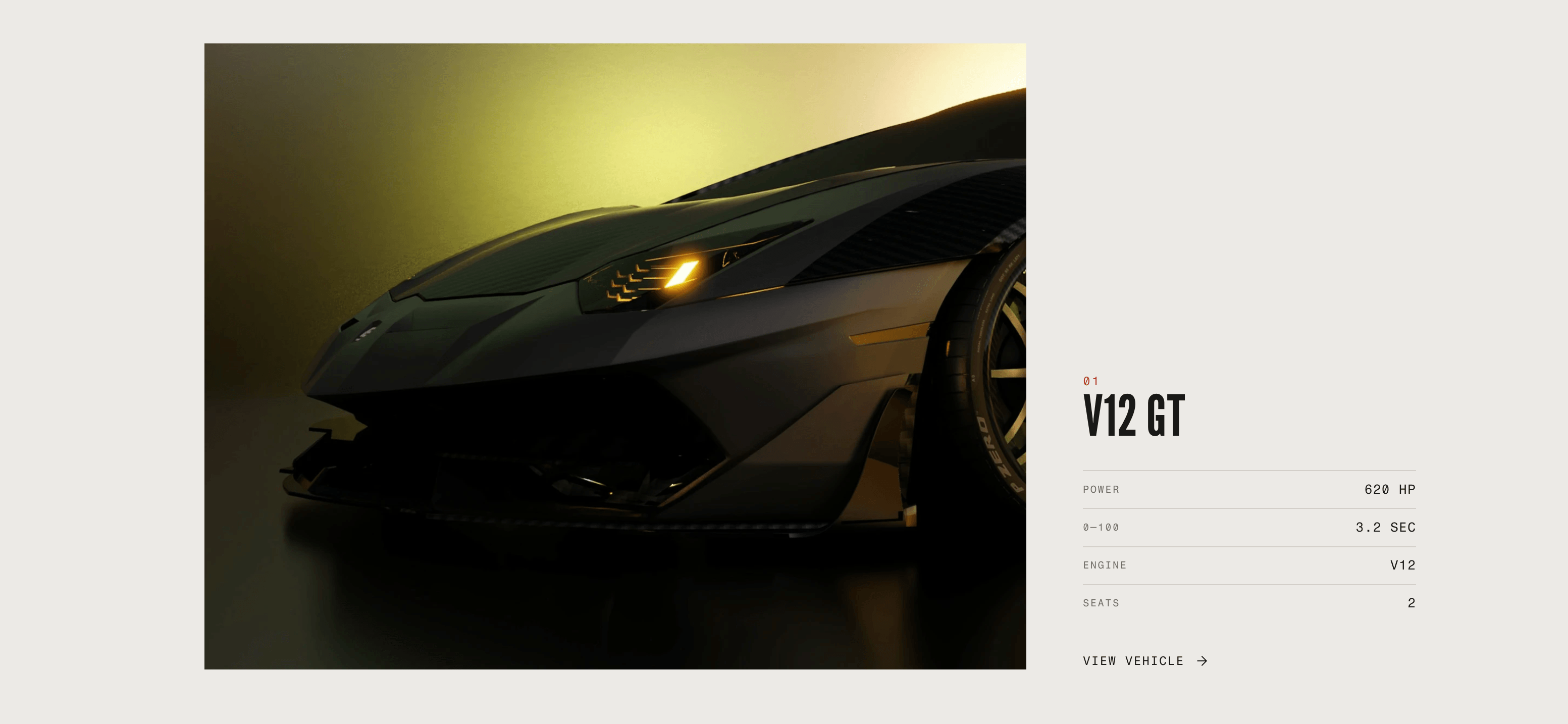 VANTAGE — Exotic Car