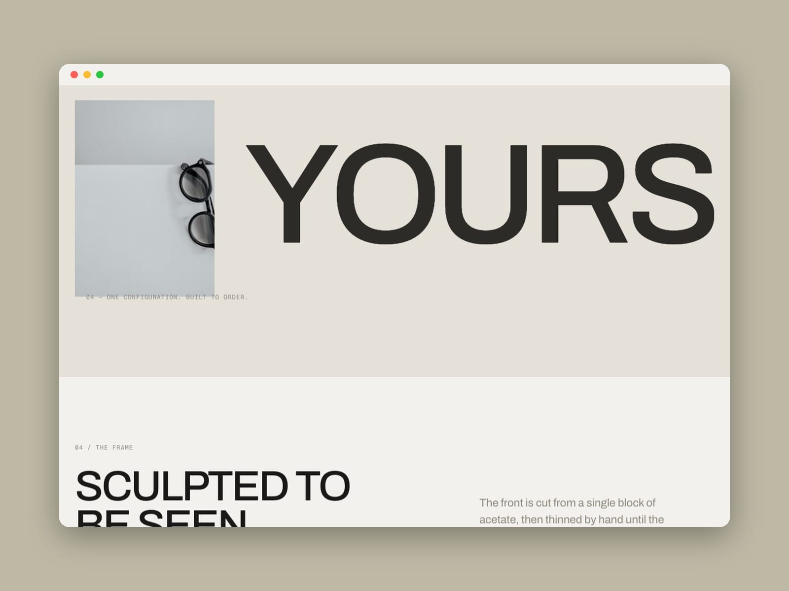 Eyewear Studio Site